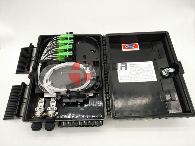 24 Fibers Fibre Termination Box Pole Mounting Fiber Optic Junction Box