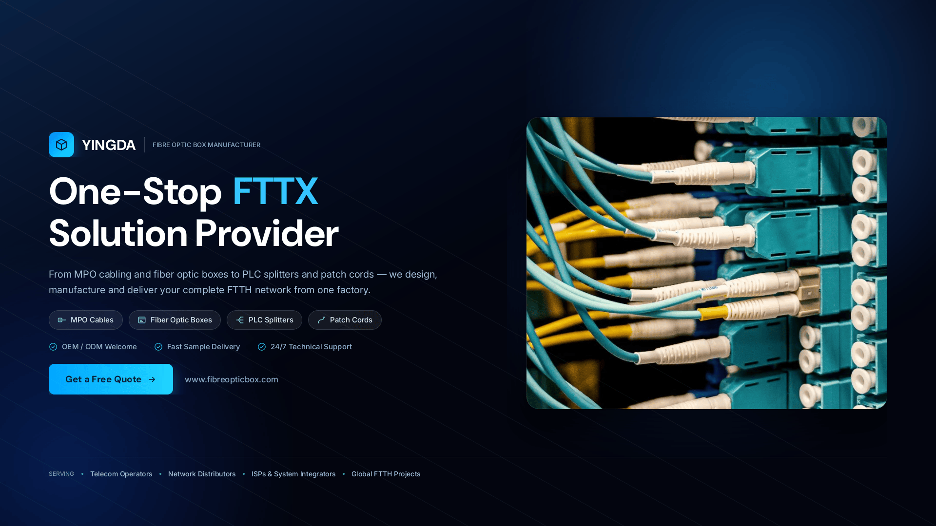 Quality Fiber Optic Termination Box factory