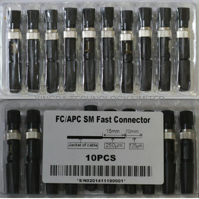 Single Mode Assembly Connector , FC Fiber optic connector Field ...