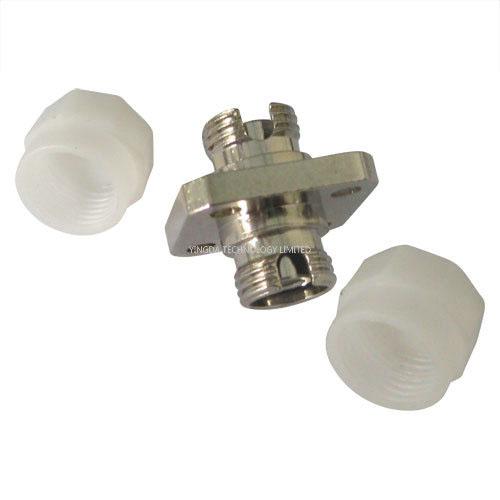 FC Square Metal Copper SM APC , FC fiber Optic Adapter Ceramic Unit Set
