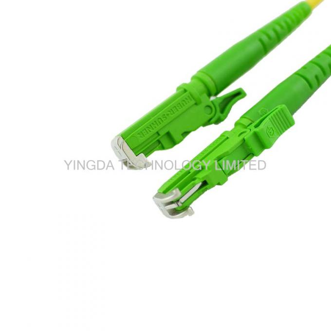 HUBER + SUHNER E2000 / APC SC Fiber Optic Patch Cable 3 Meters / Fiber