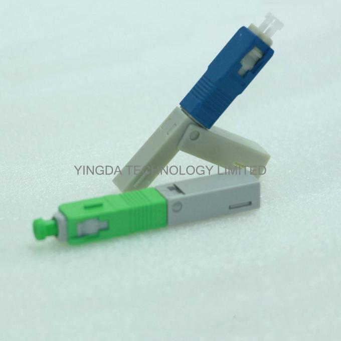 SC / APC Quick Assembly Connector Embedded Field Installable Fiber ...