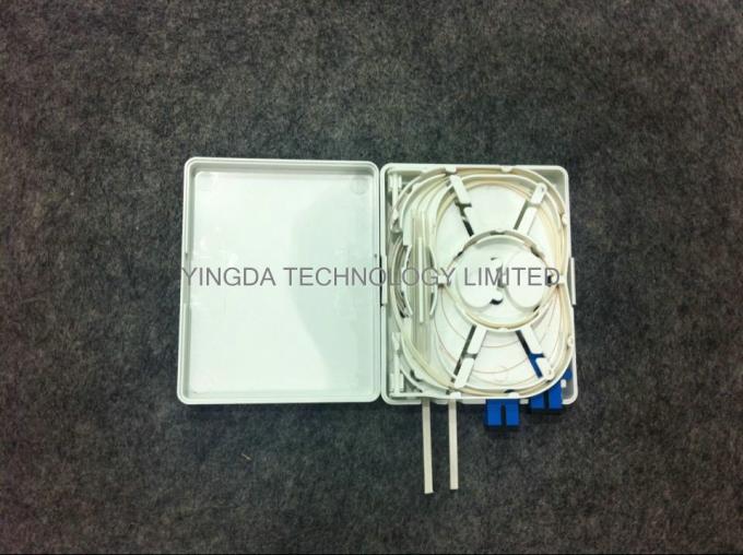 Plastic Fiber Optic Termination Box Wall Socket 2 Port SC 86 Type