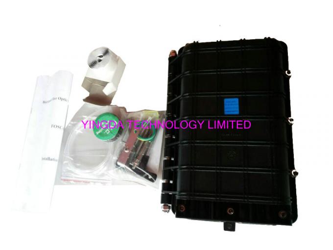 Straight Through Fiber Cable Joint Box 6 Ports 295 * 202 * 81mm Dimension