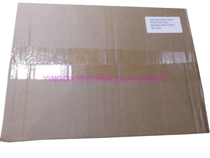 Straight Through Fiber Cable Joint Box 6 Ports 295 * 202 * 81mm Dimension