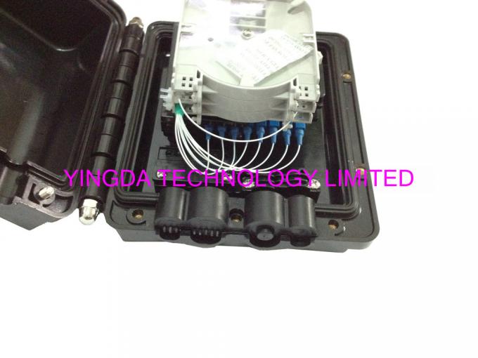 1 x 2 Bare Fiber Cable Joint Box , 36 Cores Optical Fiber Distribution ...