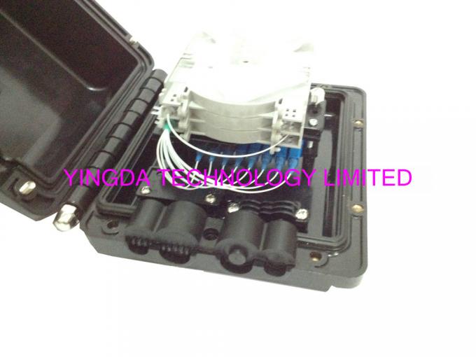 Home Inline Fiber Cable Joint Box 36 Fibers Single Fusion PC Wall - Mounted