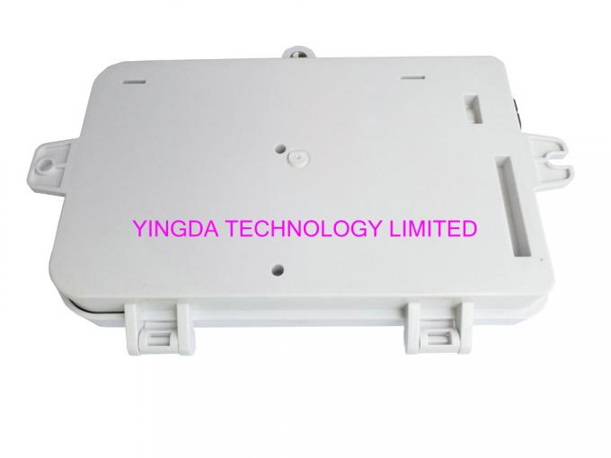 Ftth / Fttx Mini Plastic Wall Mount 4 PortS Drop Cable Fiber Optic ...