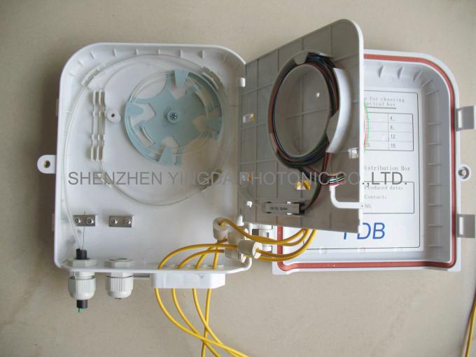 Waterproof 1 x 8 Plc LC SC Fiber Optic Splitter Box , Fiber Optic ...