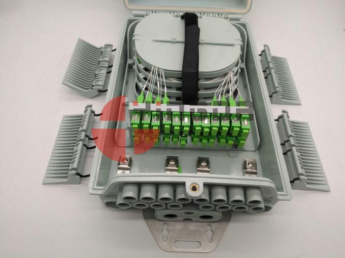 96 Cores Fiber Optic Splice Closure with 1x16 SC/APC PLC Splitter ...