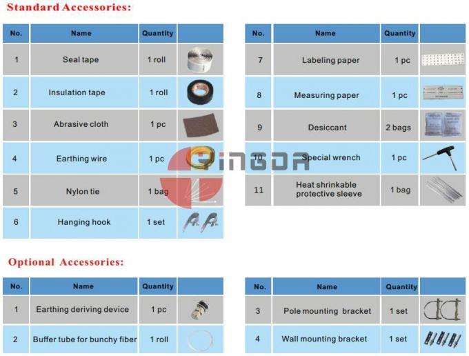 Straight Through Fiber Cable Joint Box 6 Ports 295 * 202 * 81mm Dimension