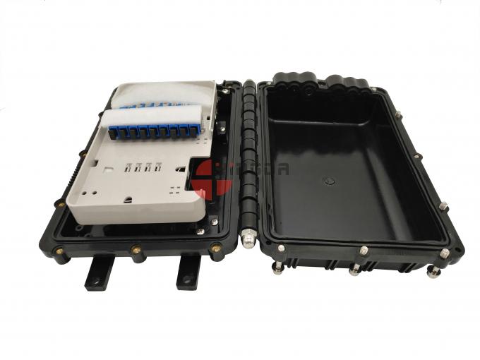 Straight Through Fiber Cable Joint Box 6 Ports 295 * 202 * 81mm Dimension