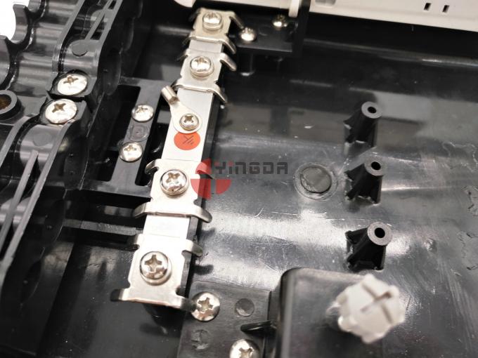 Straight Through Fiber Cable Joint Box 6 Ports 295 * 202 * 81mm Dimension