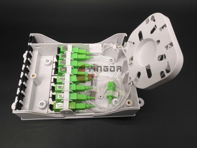 Indoor 8 Ports CPE Fiber Optic Distribution Terminated Cable Joint Box