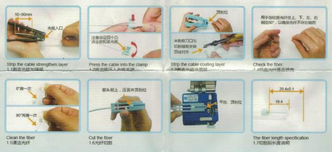 5G 0.2dB Ceramic C-Groove Fiber Optic Terminated Field Installable SC APC Connector 2*3mm Drop Cable 9