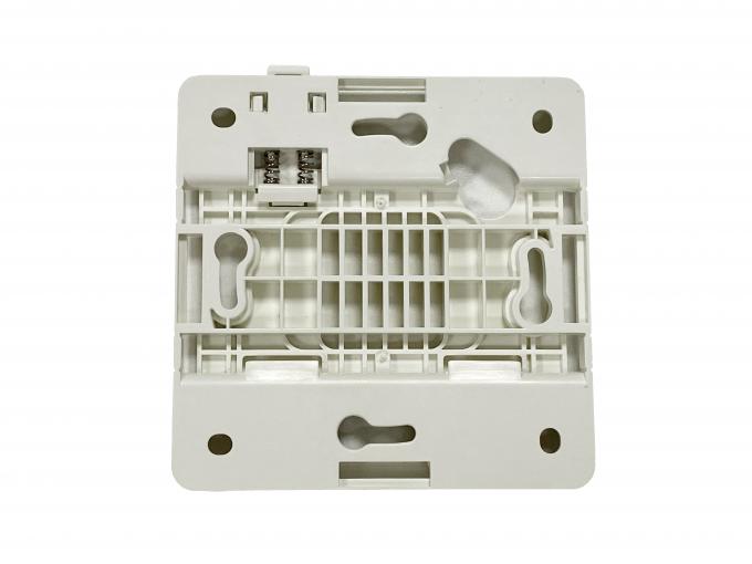 Unique design 4port Small Indoor Fiber Termination Box for 35mm DIN Rack Mounted 10