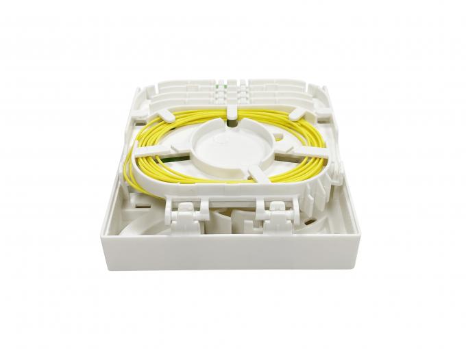 Frb Box 4 Ports Indoor Fiber Optic Outlet Box FRB-4C For DIN 35mm Rack Mounted ...