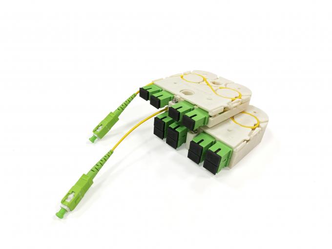 New design 1x4 Mini Cassette Fiber Optic PLC Splitter SC/APC Terminal ...