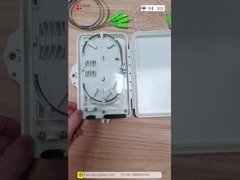 ABS PC Fiber Optic Splice Box Fiber Optic Termination Box For 2-8 Fibers Un cut Cable