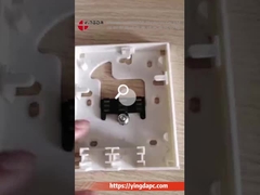 FTB86Y 2 Port SC FTTH Wall Outlet UL94V0 Flame Retardant