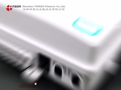 FDB0324 White PC SC Fiber Optic Termination Box ODB OSB 24 Port Hinge Design