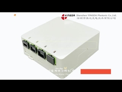 FRB-4D 4 Cores Mini Outlet FTTH Indoor Fiber Termination Box For 35mm DIN Rack