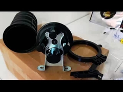 48 Cores Heat Shrink Dome Fiber Optic Splice Closure 1 Oval 3ports Arial Pole Wall Mount