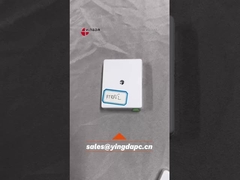 FTB86L SC LC Fiber Optic Wall Outlet For Indoor White ABS Material Splice Cassette