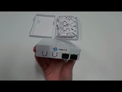 2SC Port Fiber Optic Termination Box for FTTH PON Plastic Optical Rosette Caja Terminal