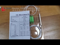 1x9 Steel Tube NAP Fiber Optical Splitter G657A1  FTTR PLC Splitter SC APC Connector