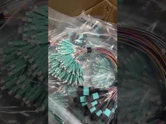 MPO / MTP - LC Fan Out Fiber Optic Cable 0.9mm SM Simplex Fiber Cable