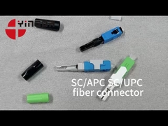 SC FC LC Field Installable ST Fiber Optic Connector SC / APC Waterproof