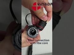 PDLC / DLC GYFJH 4 Core Fiber Optic Patch Cord LC Outdoor Use