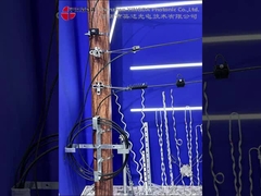 Outdoor Stainless Steel Fiber Optic Cable Storage Rack On Pole Tower With Closure