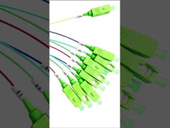 Efficiently Distribute Optical Signals Fiber Optic PLC Splitter 1*4 No Connector For PON Networks