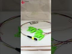 Fiber Optic PLC Splitter MPO to SC connector 16cores