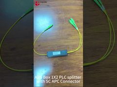 Dual Window Broadband FBT Coupler Cassette 2mm 1 x 2 SFF ABS ISO SGS ROHS