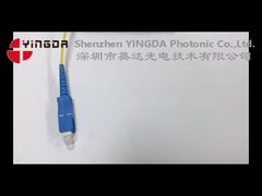 View Fiber optic PLC splitter modular 1:16 1 to 16 SC/UPC  Cassette Card  with 2.0mm Pigtail Demo