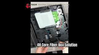 48 Core Outdoor Fiber Optic Splitter Box IP65 FTTH Solution
