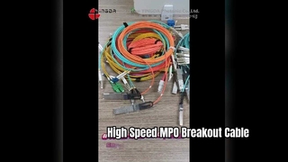 High Density MPO to SC Breakout Cable for 40G Links