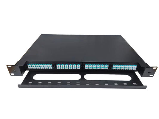 96 Fibers MPO MTP Fiber Patch Panel Enclosure For High Density Network ...