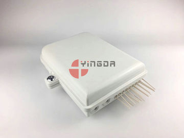 2in 16out Fiber Optic Termination Box with SC/UPC Adapter Pigtails White