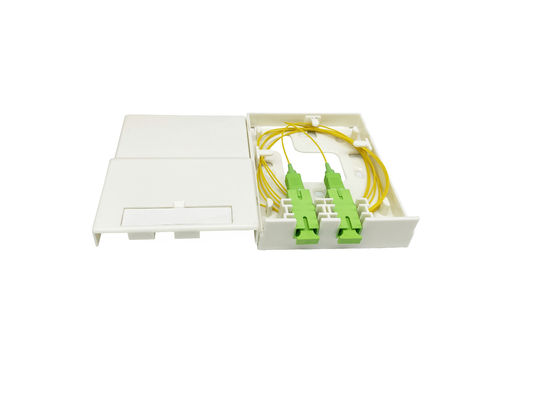 2 Port SC ABS G657B3 LSZH Fiber Optic Termination Box