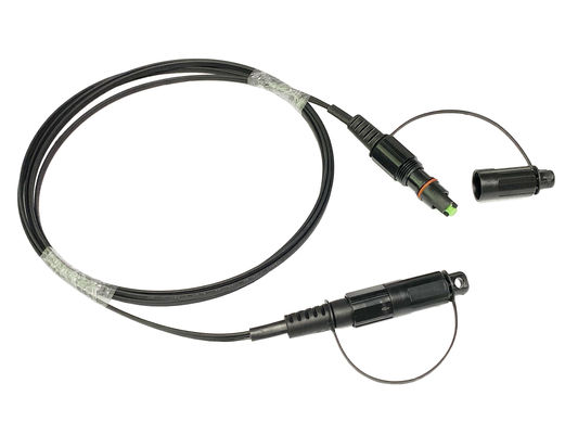 Outdoor IP67 Fiber Optic Patch Cord Black LSZH SC APC Mini IP RRH Base Station