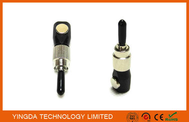 Diameter 30mm Simplex Bare Fiber Adapter 123 - 127 um , Optic FC / PC Coupler