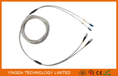 Full Armored Outdoor Optic Fiber Patch Cord DLC 2 Core Optical Cable Assembly