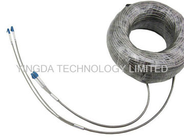 Full Armored Outdoor Optic Fiber Patch Cord DLC 2 Core Optical Cable Assembly