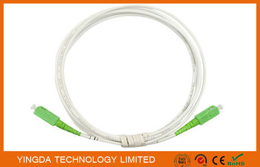 SC / APC - SC / APC Indoor Fiber Optic Patch Cord GJXFH G657A2 LSZH