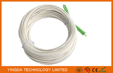 Buy FTTH Fiber Optic Patchcord 1 Core SC / APC - SC / APCSM 657A Simplex 40M FRP online manufacture