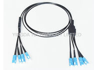 SC / UPC FTTH Fiber Optic Patch Cord Self Supporting Drop Cable Fanout Kits